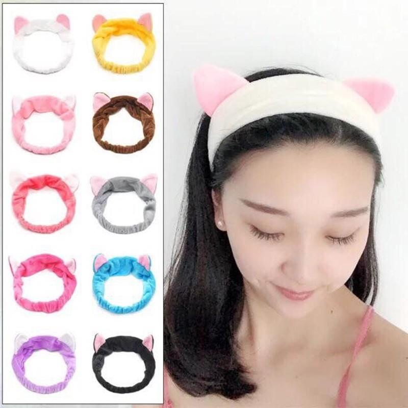 Băng đô rửa mặt tai mèo