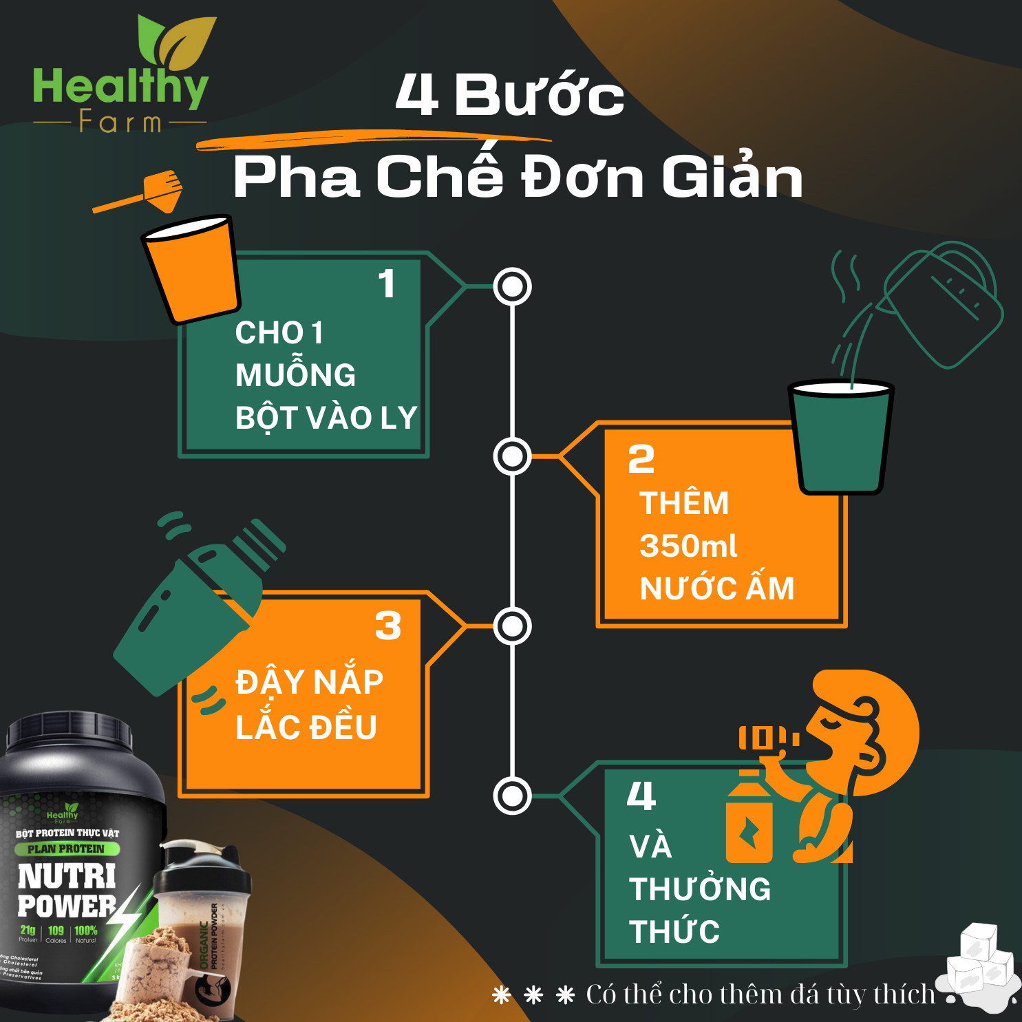 Bột Protein Thực Vật Nutri Power 3kg