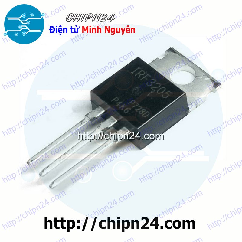 Mosfet irf3205 to-220 110a 55v kênh n