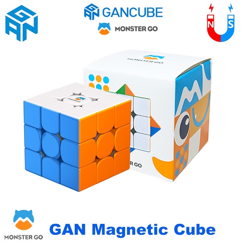 Gan cube khối lập phương monster go 3x3 edu khối lập phương tốc độ khớp tốc độ từ tính