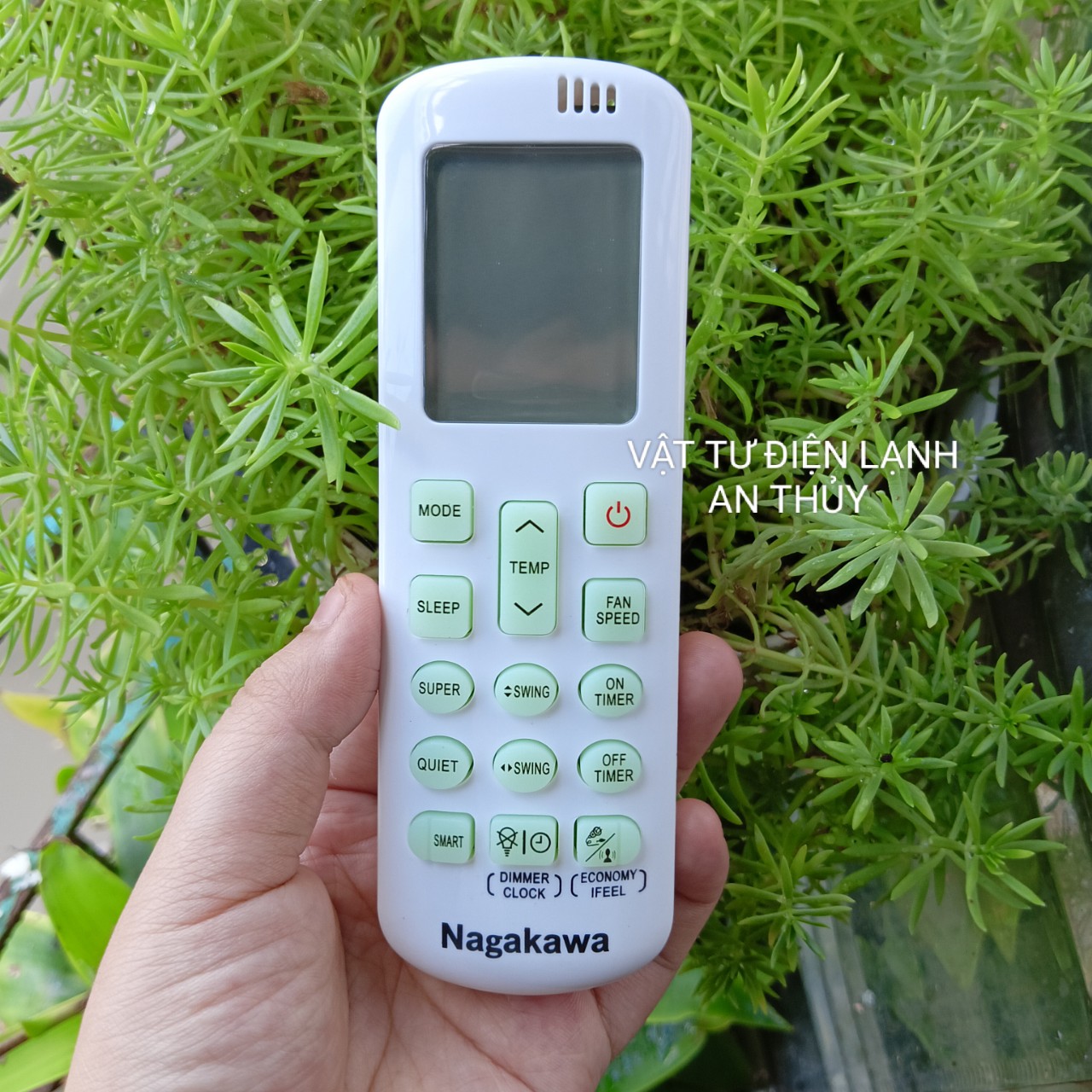 Điều khiển điều hòa nagakawa mẫu mới - remote máy lạnh nagakawa