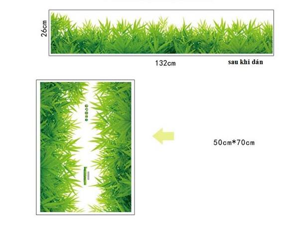 DECAL DÁN CHÂN TƯỜNG HOA CỎ MÙA XUÂN