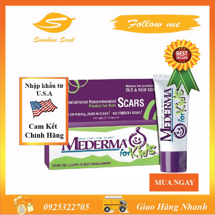 KEM TRỊ SẸO MEDERMA FOR KIDS (20G)