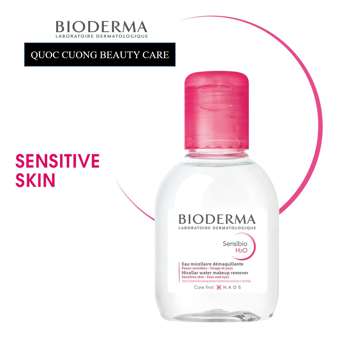 [HCM]Nước tẩy trang BIODERMA Micellar Water 100ml - PHÁP