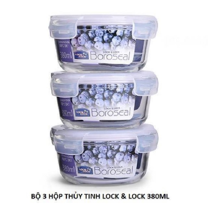 [HCM]hộp đựng cơm thủy tinh lock&lock - hộp đựng cơm thủy tinh