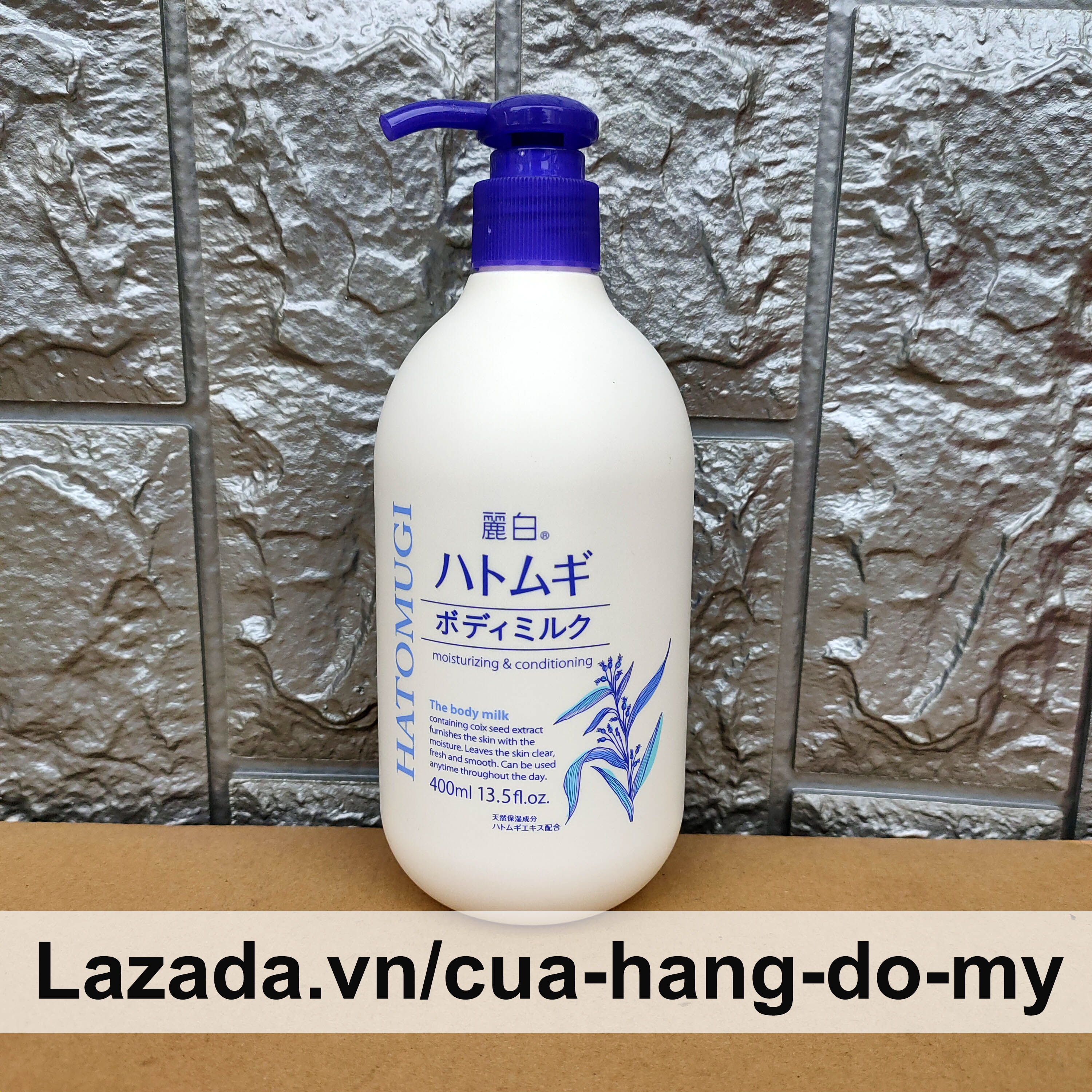 HOÀN TIỀN 15% - Sữa Dưỡng Thể Trắng Da Ý Dĩ Body Hatomugi The Body Milk 400ml - Moisturizing & Conditioning hỗ trợ dưỡng trắng toàn thân - Shop Hong1008