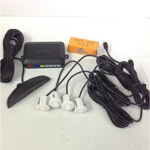 [HCM]Cảm biến lùi cảnh báo lùi khi lùi xe ô tô tránh va chạm xe -loại 4 mắt siêu nhạy hàng chuẩn đủ màu đenbạctrắng - bảo hành 6 tháng