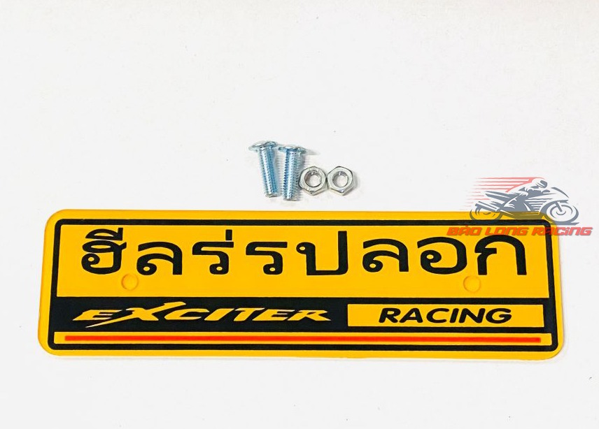 Bảng tên Thái Chữ EXCITER gắn xe máy tặng kèm ốc siêu Rẻ Đẹp