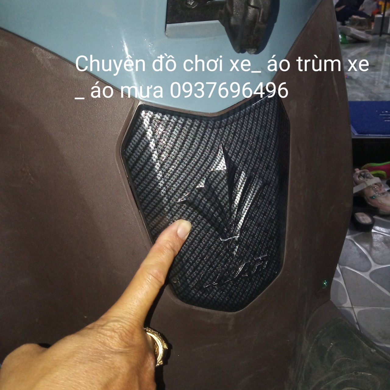 [HCM]ỐP CARBON NẮP XĂNG XE LEAD 2017-2020