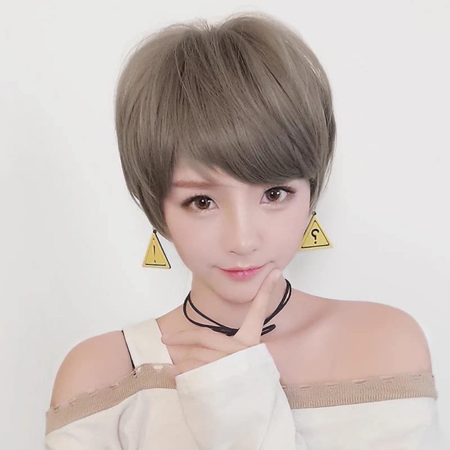 Tóc Giả Nguyên Đầu Tomboy Ngắn, D3037