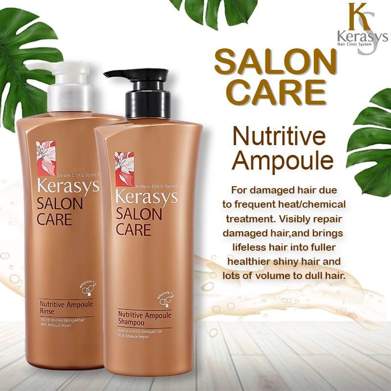 Dầu Gội/Xả Kerasys Salon Care Nutritive Hàn Quốc 600ml
