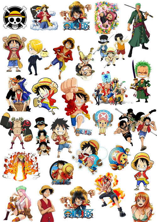 Sticker one piece - luffy 30 sticker có cán chống bay màu /ảnh dán one piece - luffy