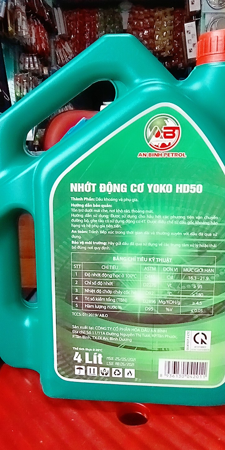 NHỚT 68 YOKO 4 LÍT NHỚT MÁY HD CAO CẤP [ Hot ] [ rẻ vô địch ]