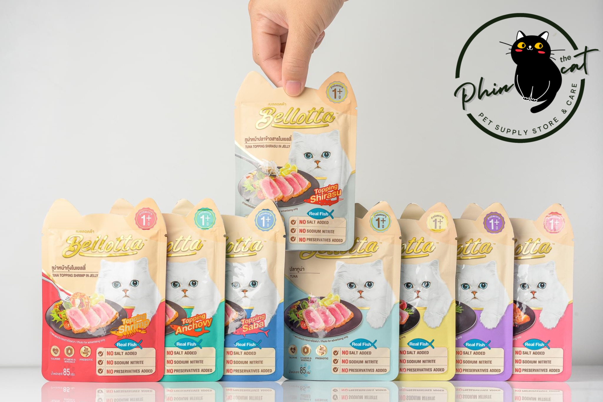 COMBO 12 gói Pate Mix Vị tự chọn (Joyneco, Nekko, MeowCat, Catchy, Snappty Tom, Bellotta, Moochie) | phinthecat