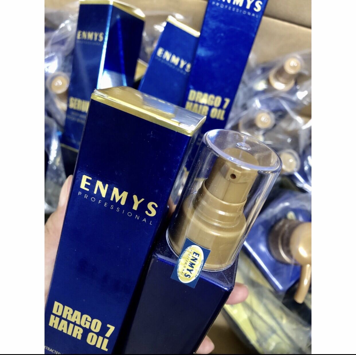 Tinh dầu 7 lớp enmys drago 7 hair oil 100ml - suôn mượt - không bết dính