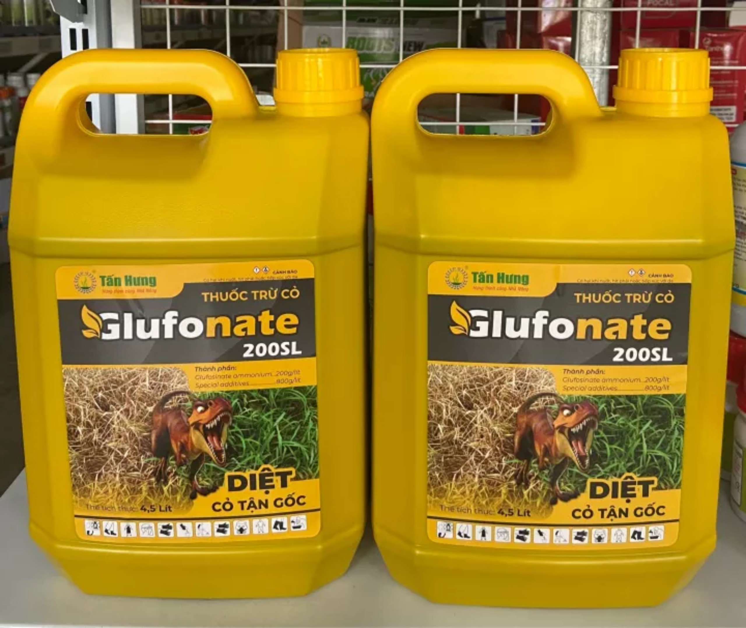 Thuốc trừ cỏ Glufonate 200SL (chai 900ml - Can 4,5L) diệt cỏ tận gốc