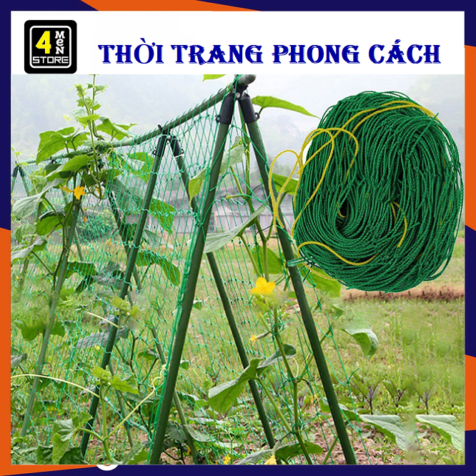 Lưới làm giàn leo cây trồng khổ 2m*2m5 siêu bền - lưới giăng giàn cho dây leo siêu chắc