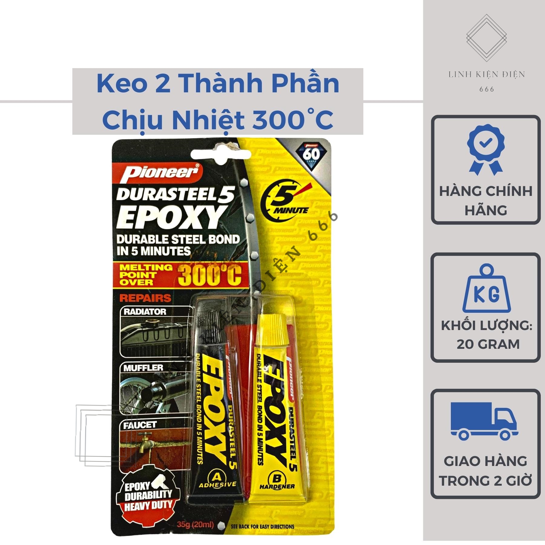Keo Dán AB 2 Thành Phần Keo Dán Sắt, Keo Dán Kính