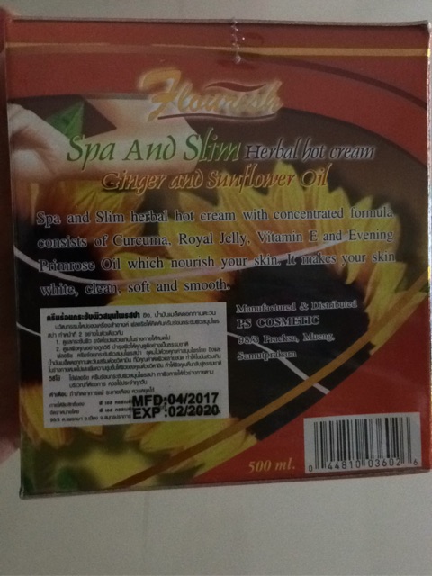 Siêu Rẻ  Kem Tan Mỡ Bụng Gừng Ớt Thái Lan