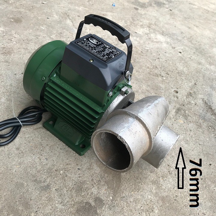 MÁY BƠM ĐIỆN ĐẦU RA PHI 76 CÔNG SUẤT 750W dây đồng