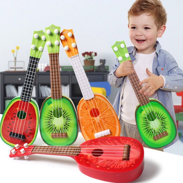 [HCM]Đàn Guitar Hình Trái Cây Cho Bé
