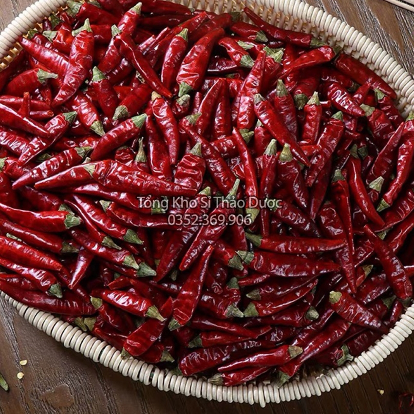 Ớt khô nguyên trái 100g (nguyên liệu lẩu tứ xuyên, thơm, cay nồng)