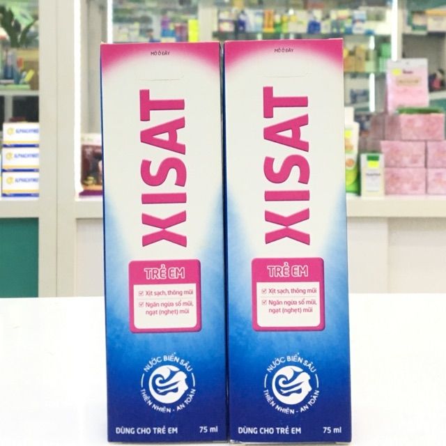 [HCM]XỊT MŨI XISAT HÀNG NGÀY TRẺ EM (75ML)