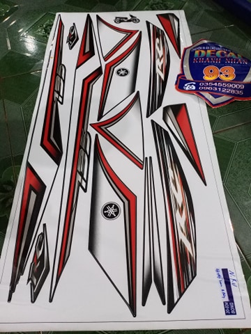 Tem rời dán xe nouvo 4 RC ko bay  màu
