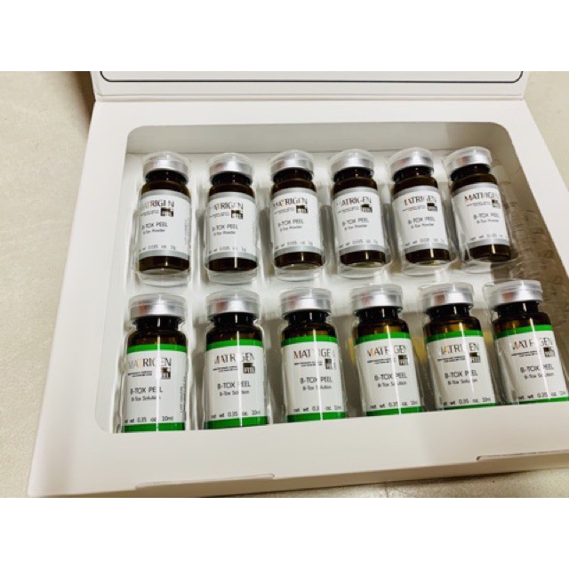 Thay Da Sinh Học silic B TOX PEEL (Loại 2 màu 6 Cặp tảo)