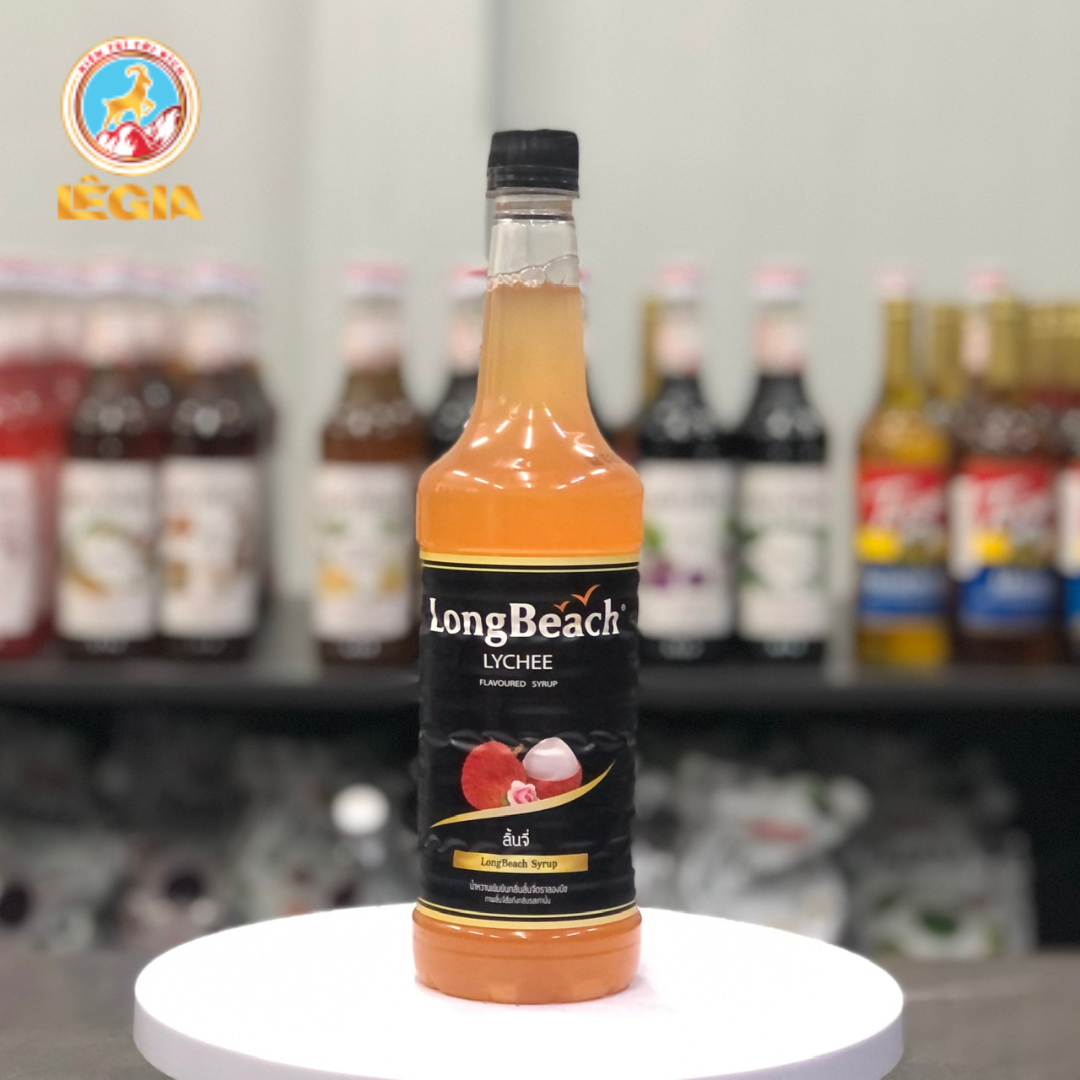 Syrup LongBeach Vải - Lychee 740 ML (12/T)