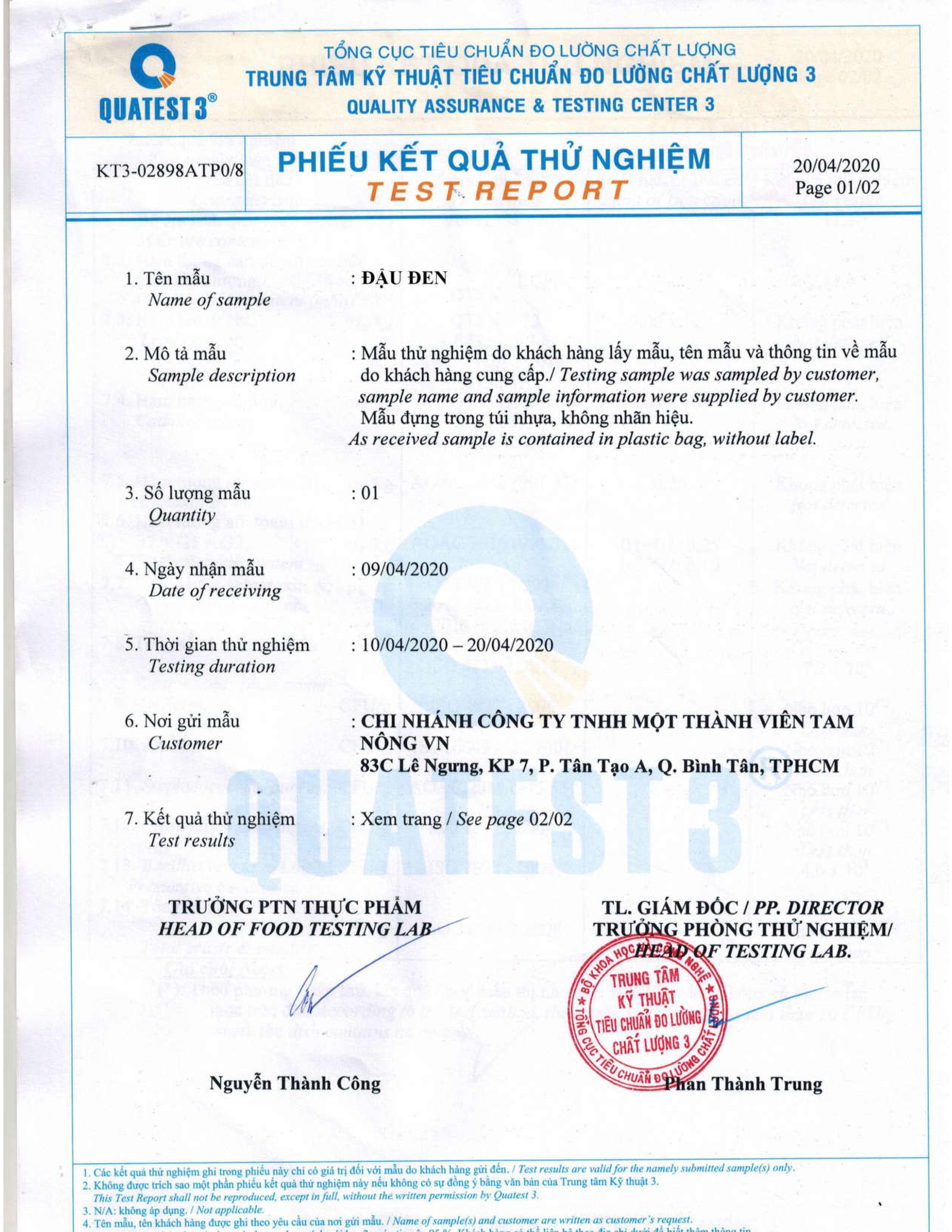 Đậu Đen 1kg Việt San