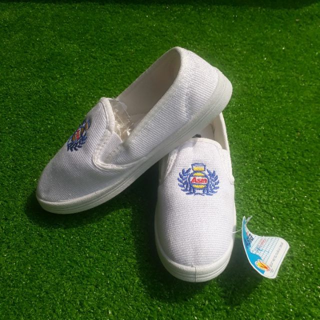 Asian Canvas Loafers for Students with Rice Flower Pattern