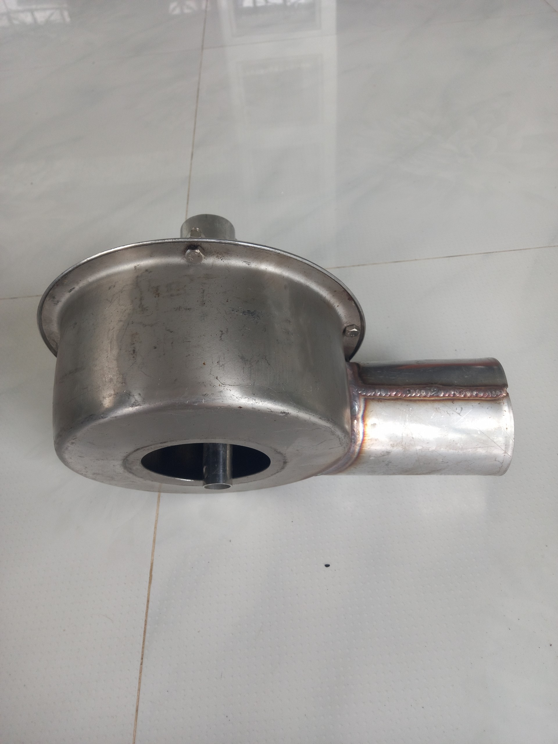 Bơm nước inox phi 90mm dùng cho máy xăng cốt thẳng và xéo