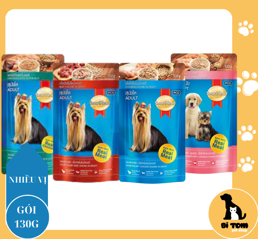 Pate cho chó SMART HEART - Gói 130gr