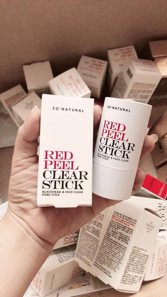 [HCM][HÀN QUỐC] THANH LĂN MỤN ĐẦU ĐEN RED PEEL CLEAR STICK PORE BLACKHEAD & FACE