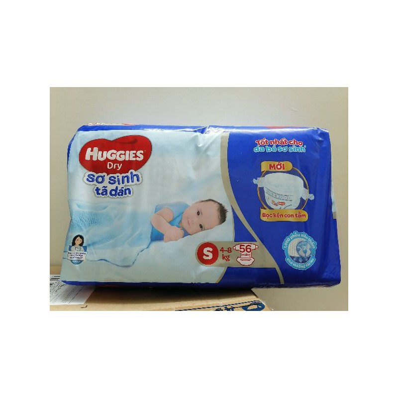 Tã dán Huggies sơ sinh  S56 miếng