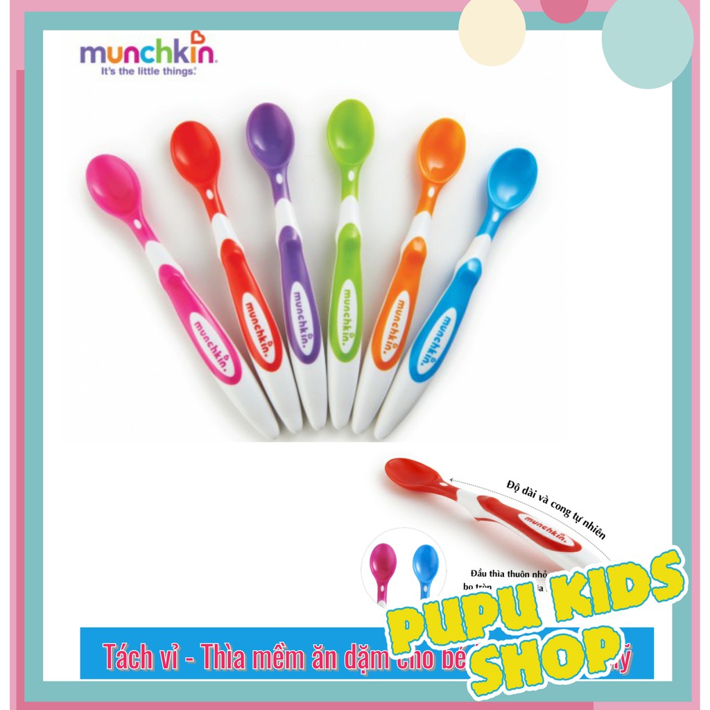 Thìa Mềm Munchkin lẻ PUPU KIDS SHOP
