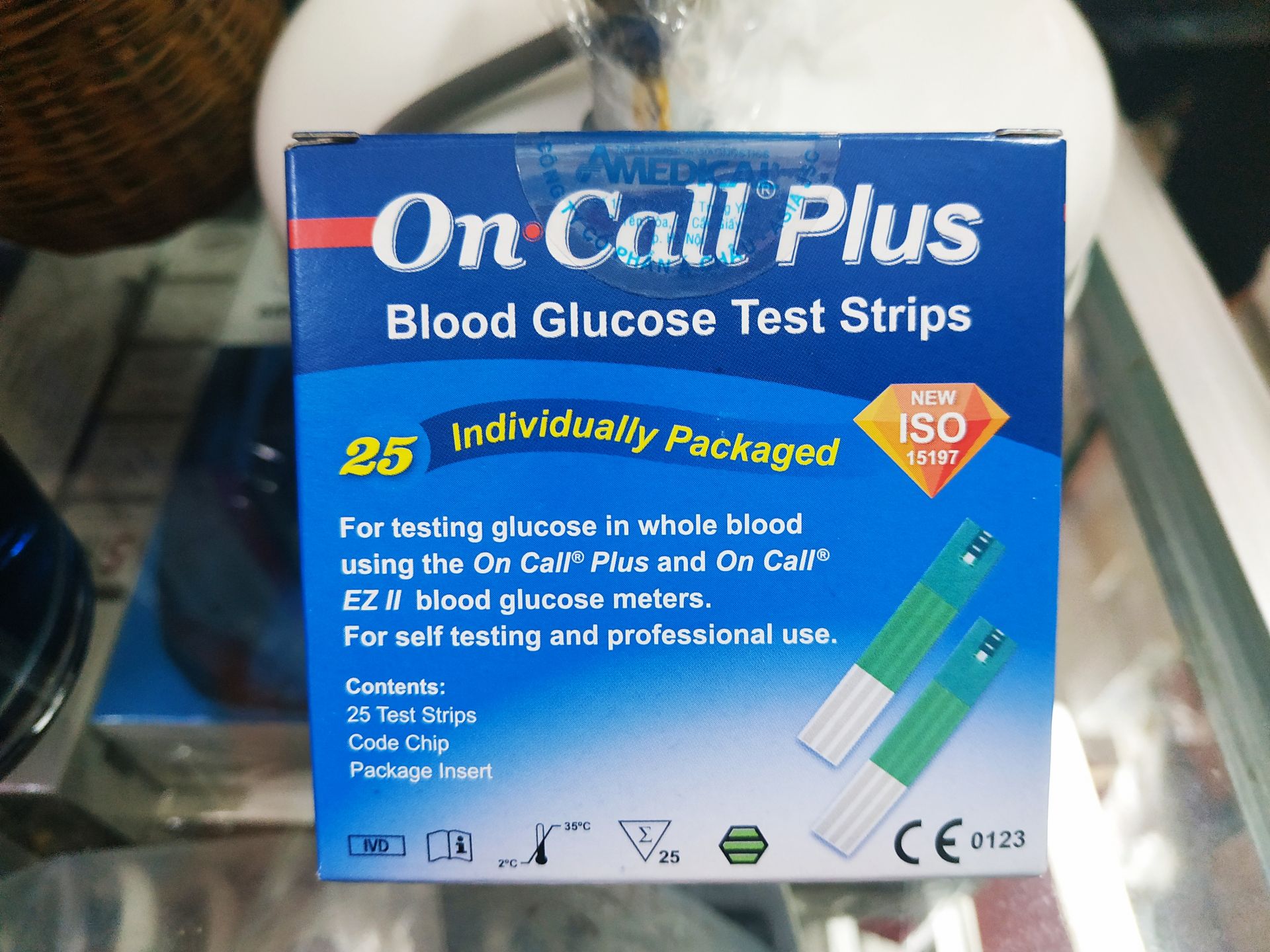 Que thử đường huyết On Call Plus 25c