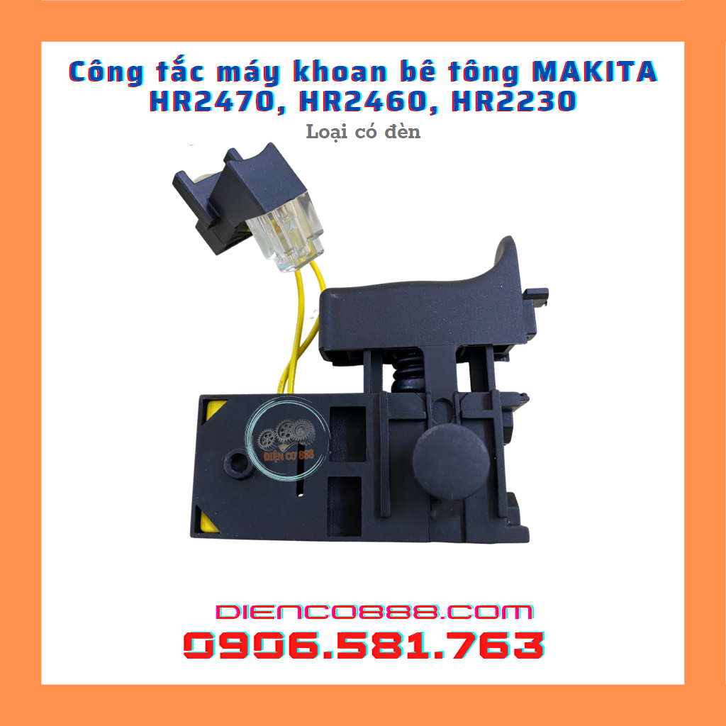 Công tắc khoan bê tông Makita HR2470 HR2460 HR2230 (SWITCH C3VA-2L-C, 650588-6)