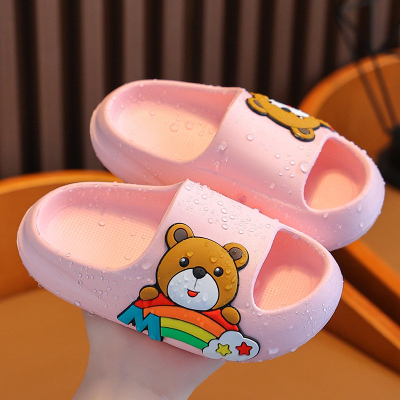 Dép lê hình gấu dễ thương cho bé, Dép cho bé, Dép tập đi cho Bé Trai và Bé Gái, Sandal bé trai, Sandal bé gái, Dép quai hậu cho bé - TOP sản phẩm BabyMall Vietnam