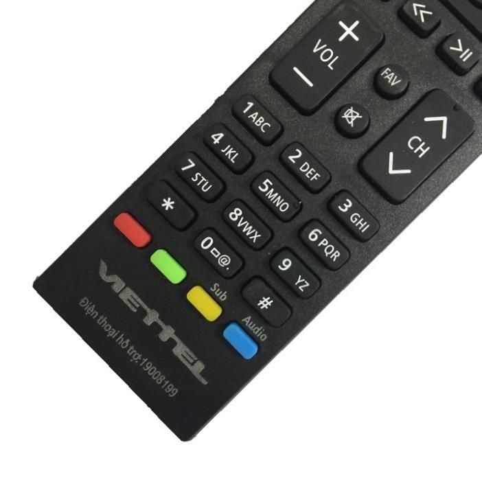 Remote điều khiển đầu thu Viettel internet - Remote Viettel