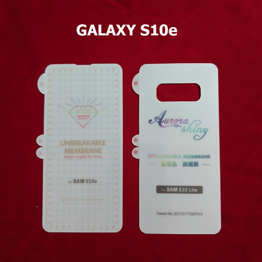 Bộ miếng dán PPF Galaxy S10e chống trầy xước