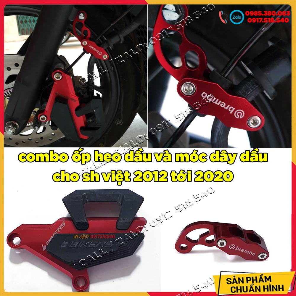 ✅ COMBO ỐP HEO DẦU TRƯỚC + MÓC DÂY DẦU CHO SH VIỆT (2012 - 2020 - 2021) ✅