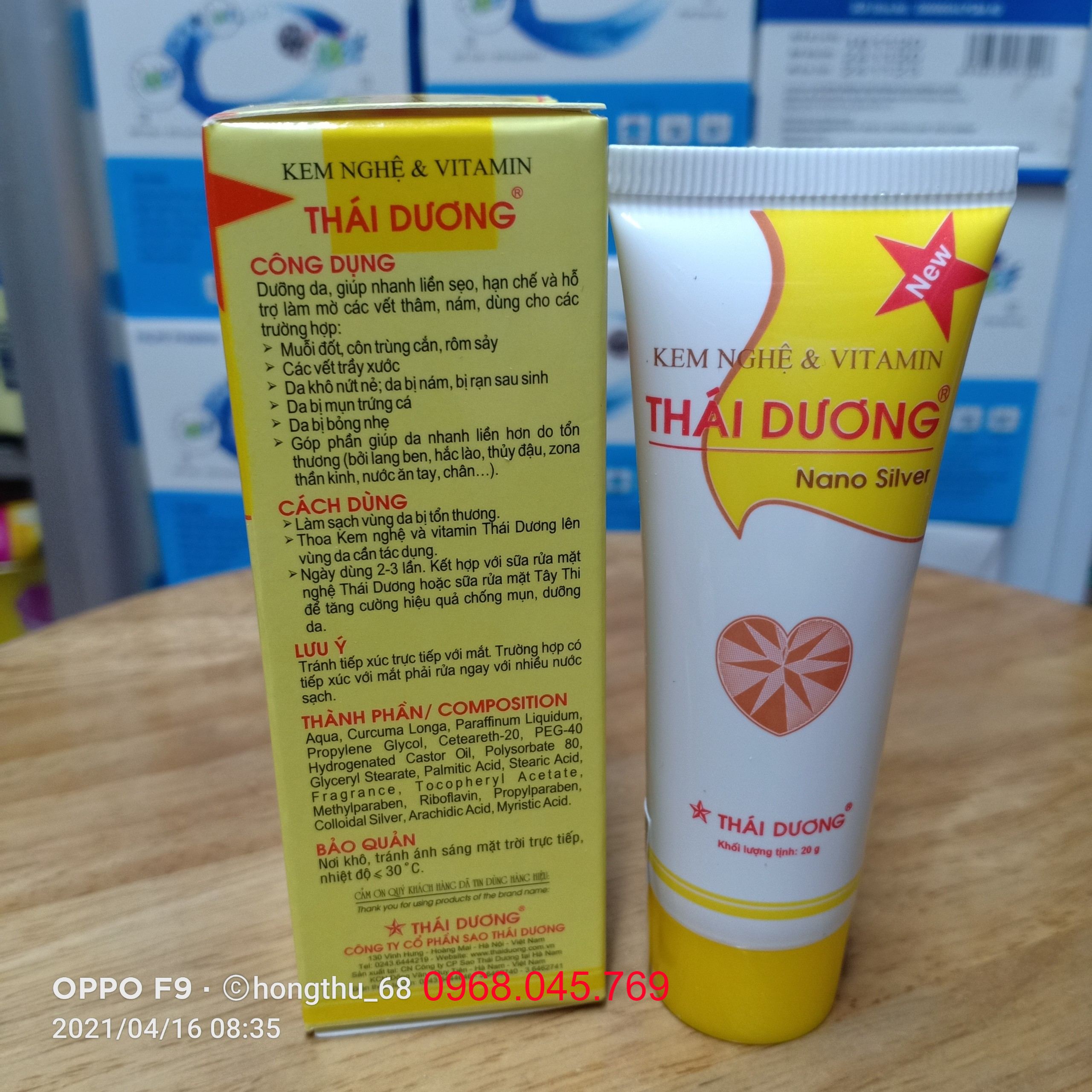 Kem Nghệ Thái Dương - Tuýp 20g