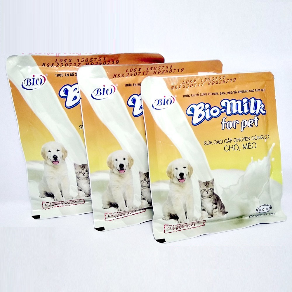 Sữa cho chó mèo Bio Milk 100g Sữa bột