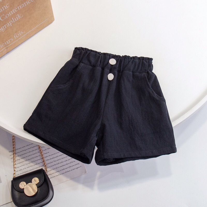 Quần Short Kaki Cho Bé Gái