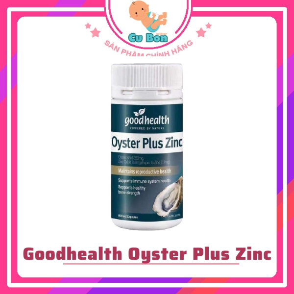 Tinh chất hàu biển úc Goodhealth Oyster Plus Zinc 60 viên bổ sung dưỡng chất và kẽm dồi dào tăng cường sinh lý nam giới nhập khẩu