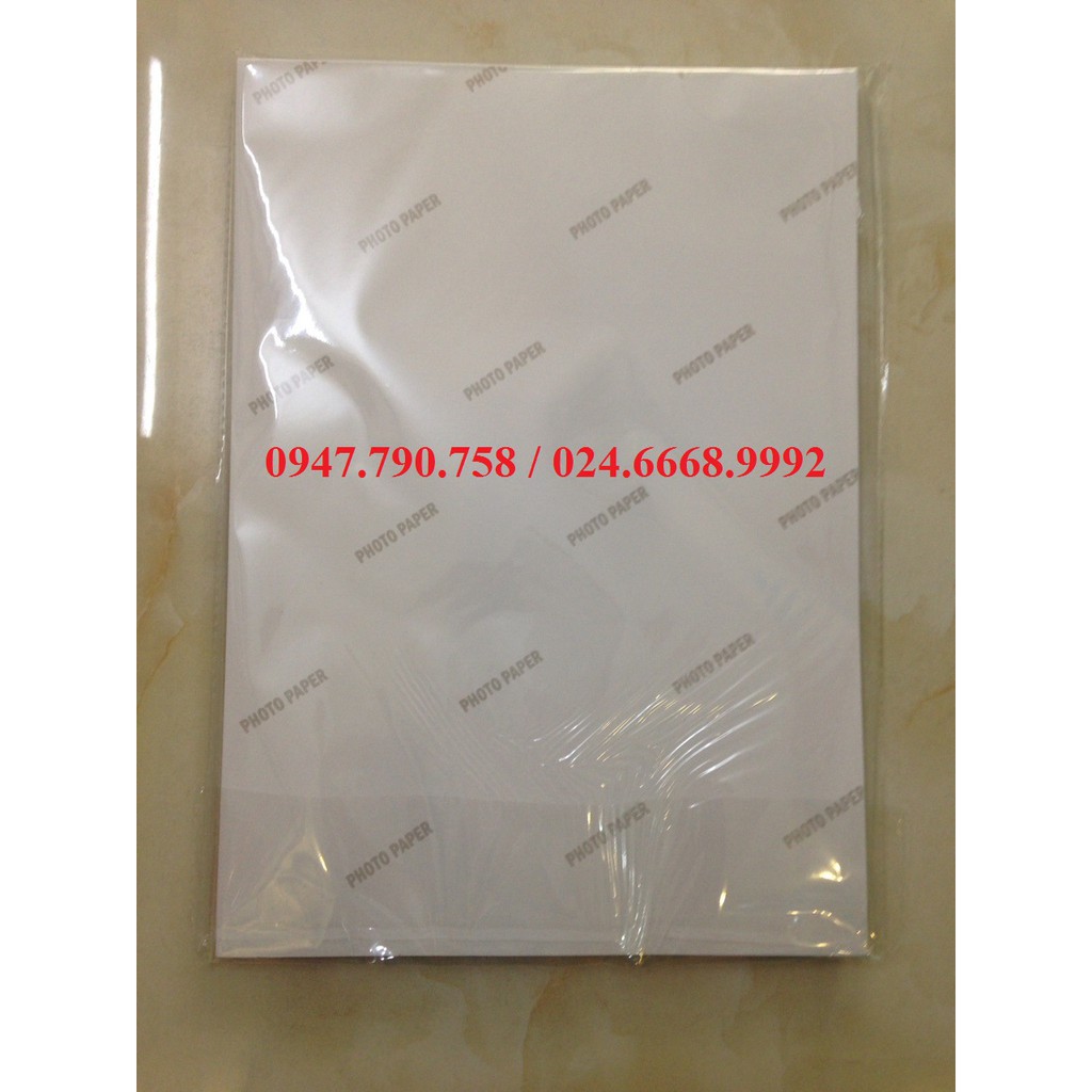 Giấy in ảnh decan đề can a4 photo paper đl135gsm , tập 50 tờ - decan ảnh