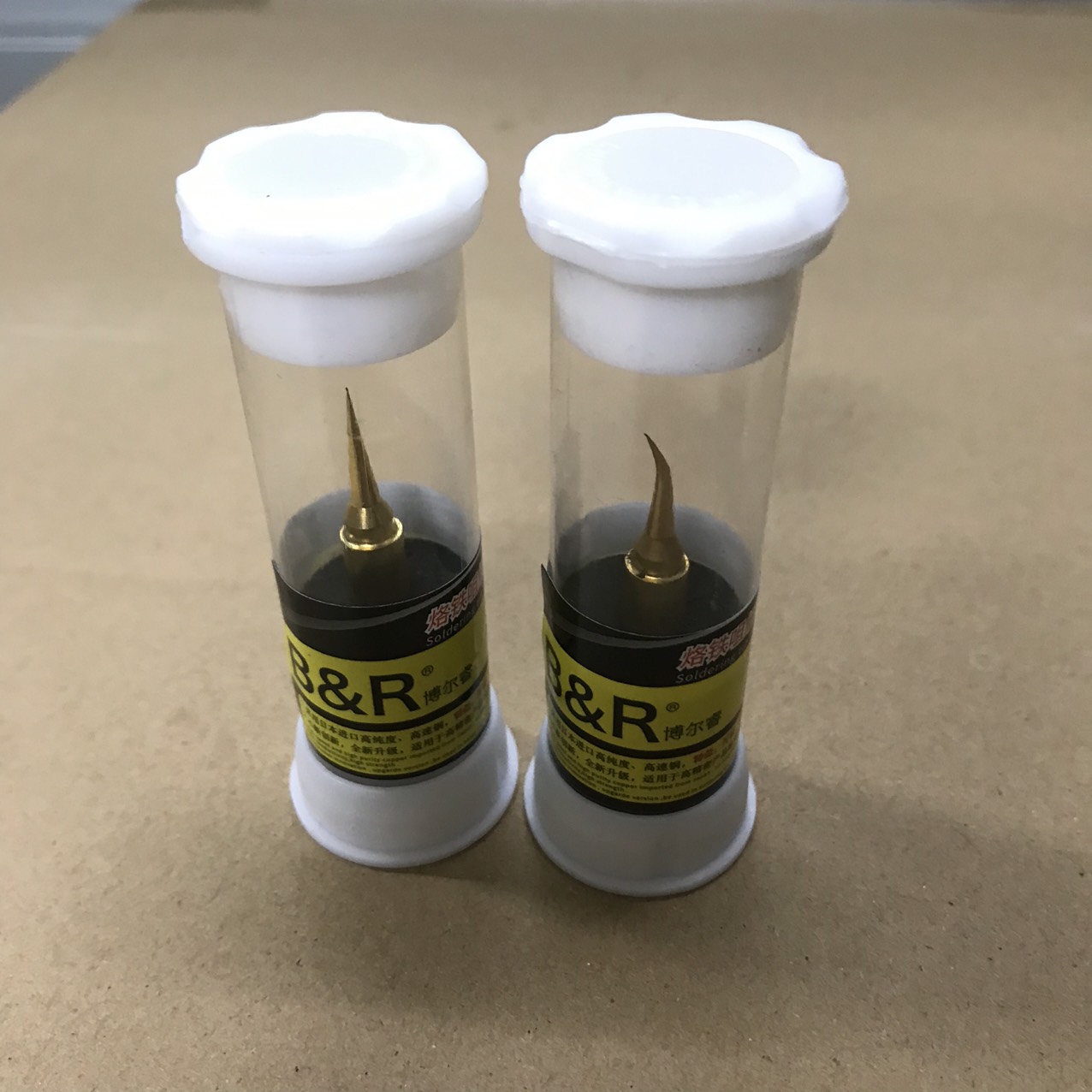 Mũi hàn đồng B&R 0.1mm (MŨI CONG)