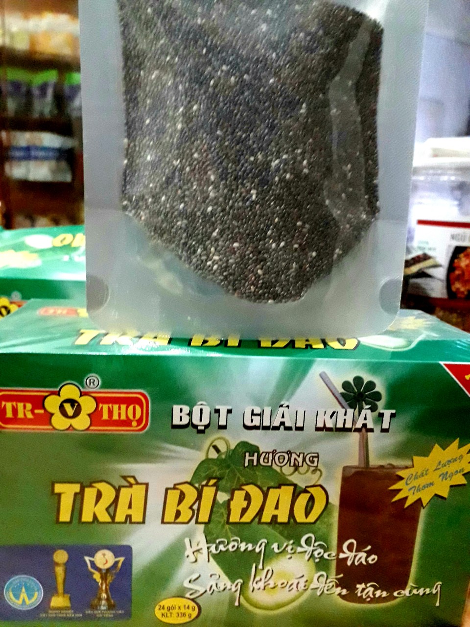 COMBO TRÀ BÍ ĐAO HẠT CHIA